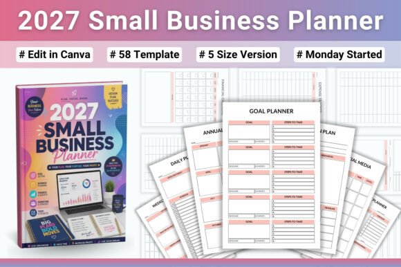 Download 📒 2027 Small Business Planner - Business planner Collection