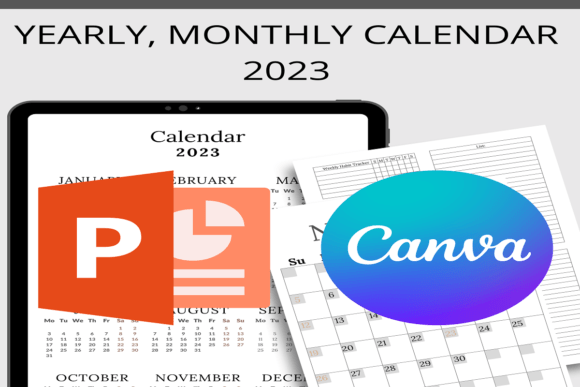 Download Canva 2023 Planner Templates PowerPoint - 2023 Collection