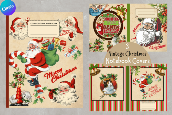 Download Vintage Christmas KDP Cover/KDP Template - Christmas Collection