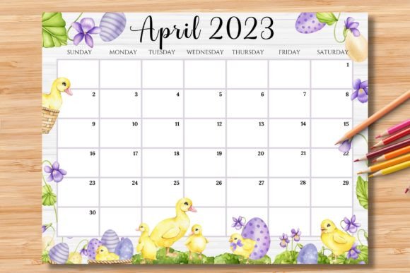 Download Editable/Fillable April 2023 Calendar - 2023 Collection