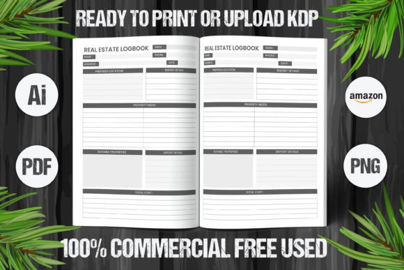 Download Real Estate Logbook 2023 KDP Interior 2 - 2023 Collection