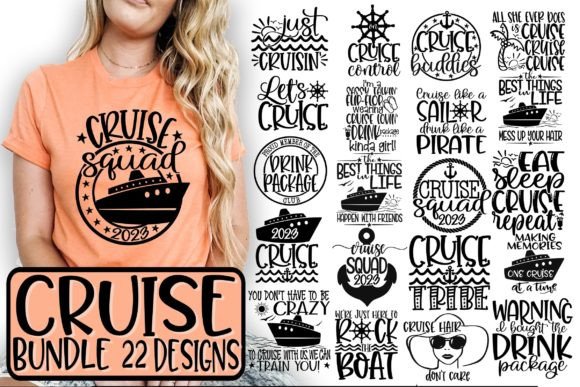 Download Cruise 2023 Bundles SVG PNG - 22 Designs - 2023 Collection