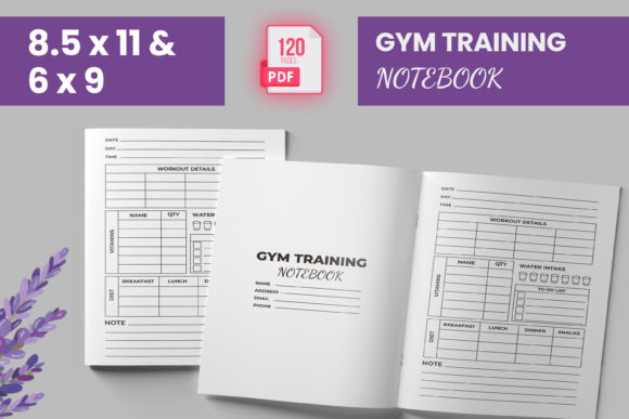 Download Gym Training Notebook (KDP Interior) - Gym training notebook Collection