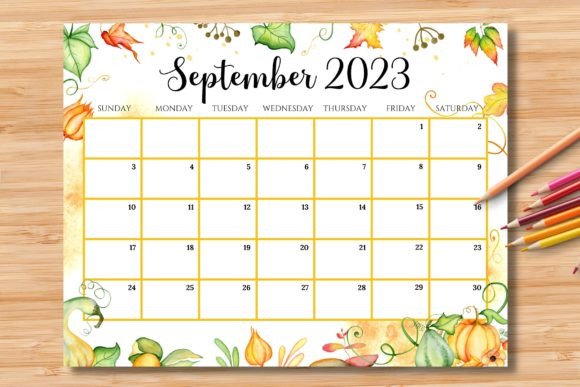 Download Editable September 2023 Calendar - 2023 Collection